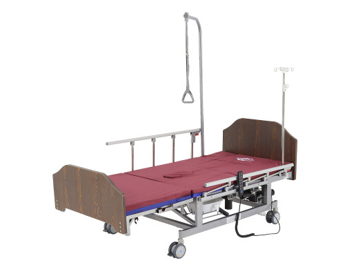 Кровать медицинская электрическая для лежачих больных DB-11А (МЕ-5228Н-03) с боковым переворачиванием, туалетным устройством и функцией «кардиокресло»